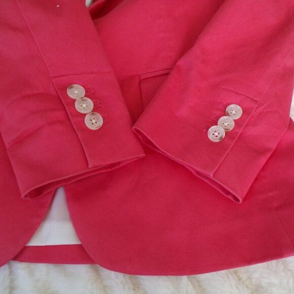 Banana Republic pink Preppy cotton  blazer 0 - Picture 5 of 12